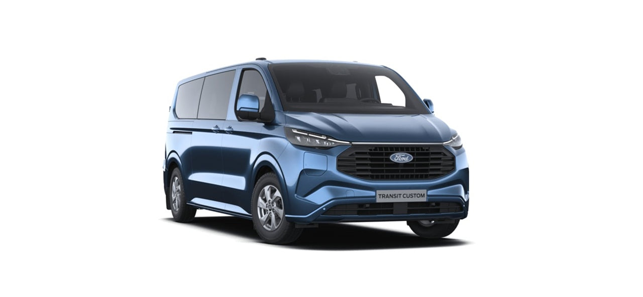 FORD TRANSIT CUSTOM COMBI LIMITED 340 L2 H1 2.5 DURATEC 232 CV HYBRIDE RECHARGEABLE 9 PLACES